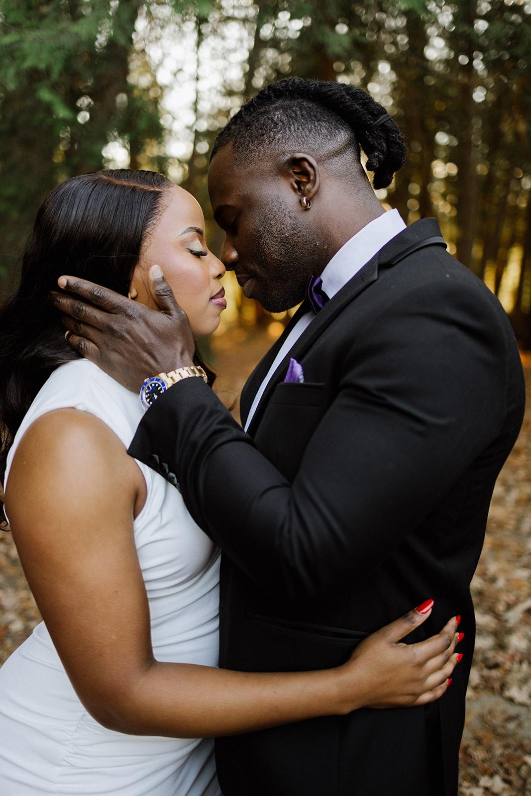 Elora Gorge Engagement Session with Sandrine & George